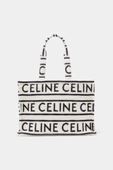 CELINE Cabas Thais Canvas Tote Bag